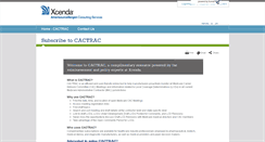 Desktop Screenshot of cactrac.xcenda.com